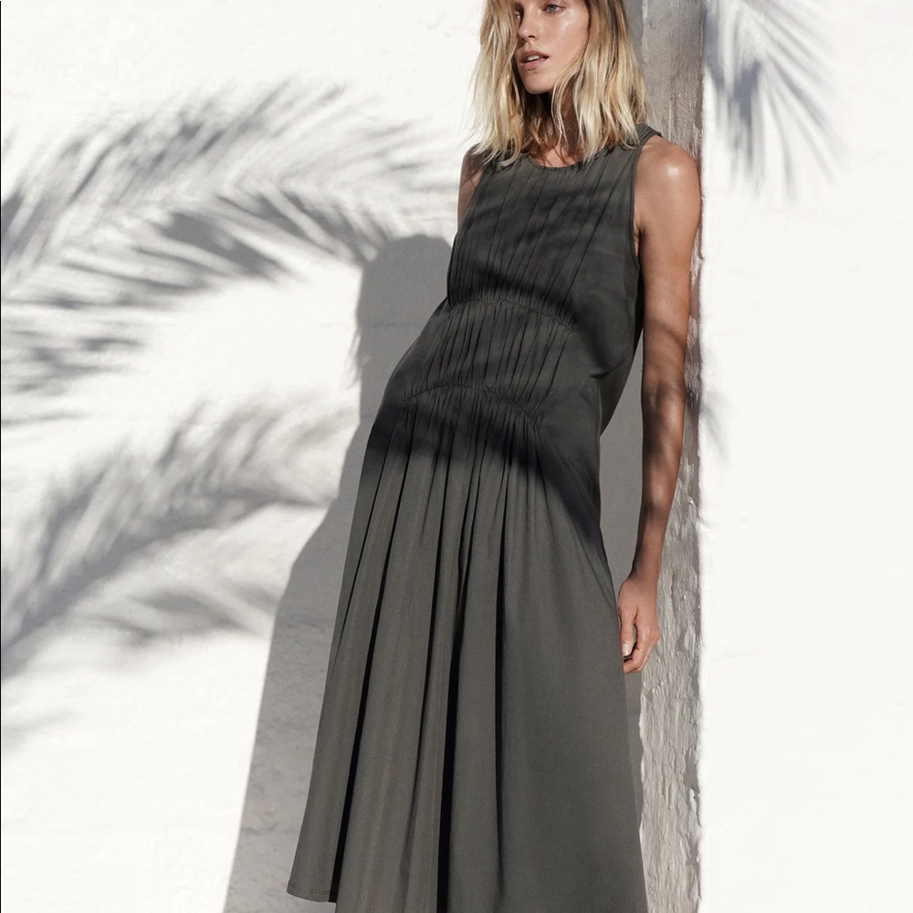 Zara combination dress NWT